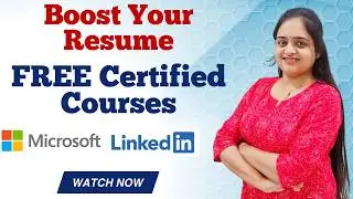 Microsoft & LinkedIn Free Online Certifications | Students Must Do