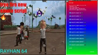 free fire new emote script|| free fire all emote hack ob38 || by @RAYHAN_64
