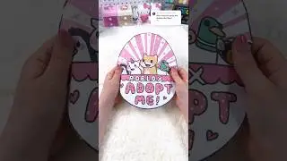 Roblox adopt me blind bag💗 #asmr #sticker #paperdiy #blindbag #roblox #adoptme