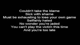 Evanescene- Call Me When You're Sober [Lyrics]