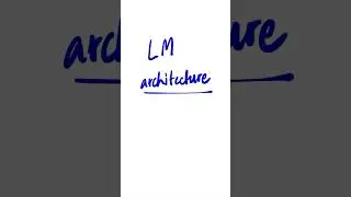 Types of Language Model Architectures #llms