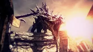 Skyrim: Dragon Fight - Ultra High Graphics + ENB photoreal mod, Full HD 1080p