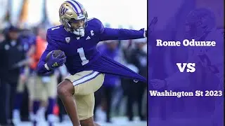 Rome Odunze vs Washington State 2023