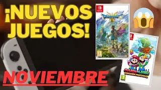 🎮¡NUEVOS LANZAMIENTOS PARA NOVIEMBRE - NINTENDO SWITCH!🎮😱¡JUEGAZOS!😱 #nintendo #nintendoswitch