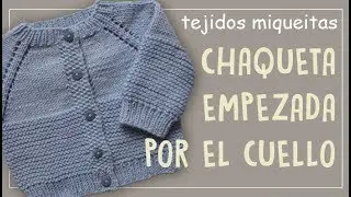 How to knit a jacket from the top down
