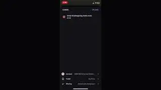 How to Upload an Audio Recording from iPhone to Google Drive (NO AUDIO)