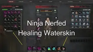 Conan Exiles Healing Waterskin Ninja Nerfed