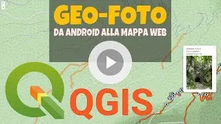 Creare una web map delle foto e del tracciato dell'escursione da Android a Chrome con QGIS (gis070)