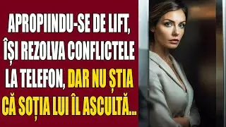 Apropiindu-se de lift, își rezolva conflictele la telefon, dar nu știa că soția lui îl ascultă...