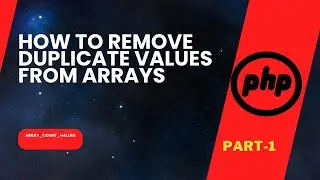 How to remove duplicate values from an array in PHP tamil  Part-1| array_count_values