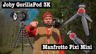 Обзор моих триподов - Joby GorillaPod 3K и Manfrotto Pixi Mini