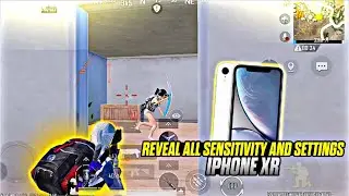 60 FPS BEST SENSITIVITY AND SETTINGS ☠️|| IPHONE XR