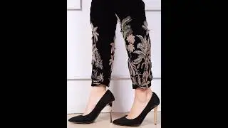 embroidery trouser design ❣️💕 