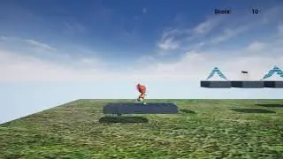 A Mario type game made on unreal engine