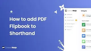 How to add PDF Flipbook to Shorthand