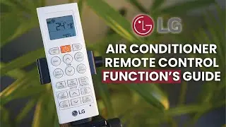 LG Air Conditioner Remote Control Operation ❄ All Function covered Step by Step ❄ 