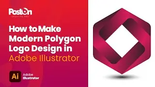 Modern Polygon Logo Design in Adobe Illustrator | Tutorials