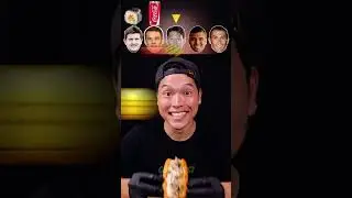 Football Players Food Challenge + Ronaldo 😍🍫 #ronaldo #casemiro #maguire #neuer #son #dybala #shorts
