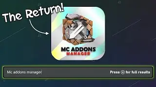 BREAKING MC Addons Manager Returning To Xbox Store! Developers Confirm Apps Return!