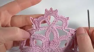 Beautiful and Delicate Crochet MOTIF /How do you Join Motifs Together?
