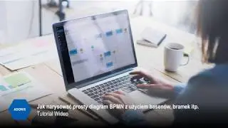 System ADONIS - Jak narysować prosty diagram BPMN z użyciem basenów, bramek itp