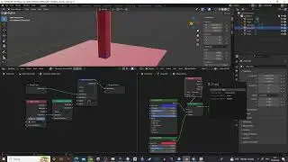 Blender 4.1 Tutorial - How to use GeoNodes to blend materials and normals