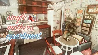 Single Mom Apartment ‍👩‍👧‍👦 | Construction | The Sims 4 | No CC