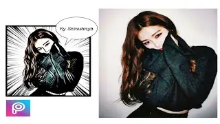 cara edit foto seperti komik anime jepang|| Editing PicsArt