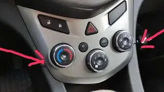 Repair of the heater regulator and ventilation system Chevrolet Aveo