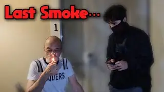 Instrument Cleaner Inhales His Last Cig Smoke