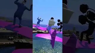 GTA V: SKIBIDI TOILET FLYING 🛩️