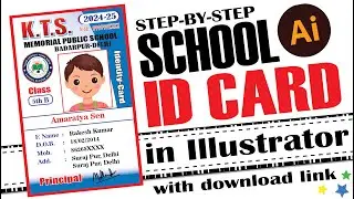 Design/Download School ID Card in Adobe Illustrator: A Step-by-Step Guide