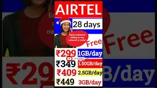Airtel New Plan, Airtel New 28 Days Plan 2024, Airtel New Recharge