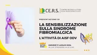 La sensibilizzazione sulla sindrome fibromialgica