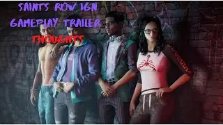 Saints Row Gameplay trailer thoughts, honestly not all that impressed