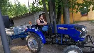 Синий трактор😁