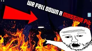 We FELL DOWN a MASSIVE PIT in ROAD TO GRAMBY'S (ROBLOX)