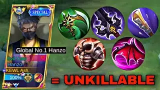 NEW UNKILLABLE BUILD MAKES HANZO OP  (Hanzo Best Build and Emblem 2023)