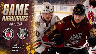 Rockford IceHogs at Chicago Wolves | Game Highlights | Jan. 4, 2025