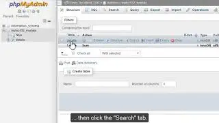 Database Searching with phpMyAdmin | VeeroTech Hosting