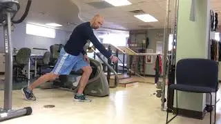 Split Stance Low Cable Row
