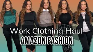 AMAZON WORK ATTIRE CLOTHING HAUL (Fall 2021) ||  Liz Thul
