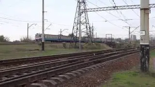 [UZ] ЭР1-224 на перегоне Запорожье-2 - Запорожье-1