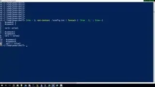 How to count number of lines in a file with powershell