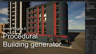 Amazing Procedural building generator for Unreal 5!!!