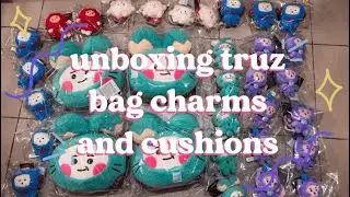 unboxing truz bag charms and cushions | truz soft edition