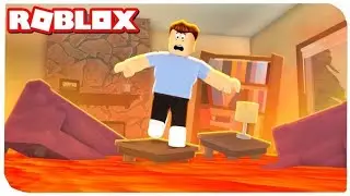 Пол это лава в Roblox