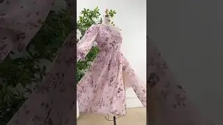 One shoulder corset floral print chiffon midi dress 