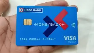 HDFC Bank Money Back Plus Credit Card Unboxing