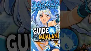 Guide Mualani en 1min ! Armes, stats & artéfacts ! Genshin Impact